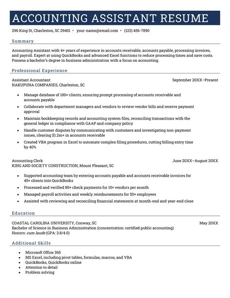 assistant accountant job description resume|Accounting Assistant Resume Examples & Templates。